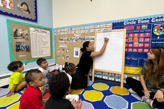 Teaching at Growing Seeds Learning Academy