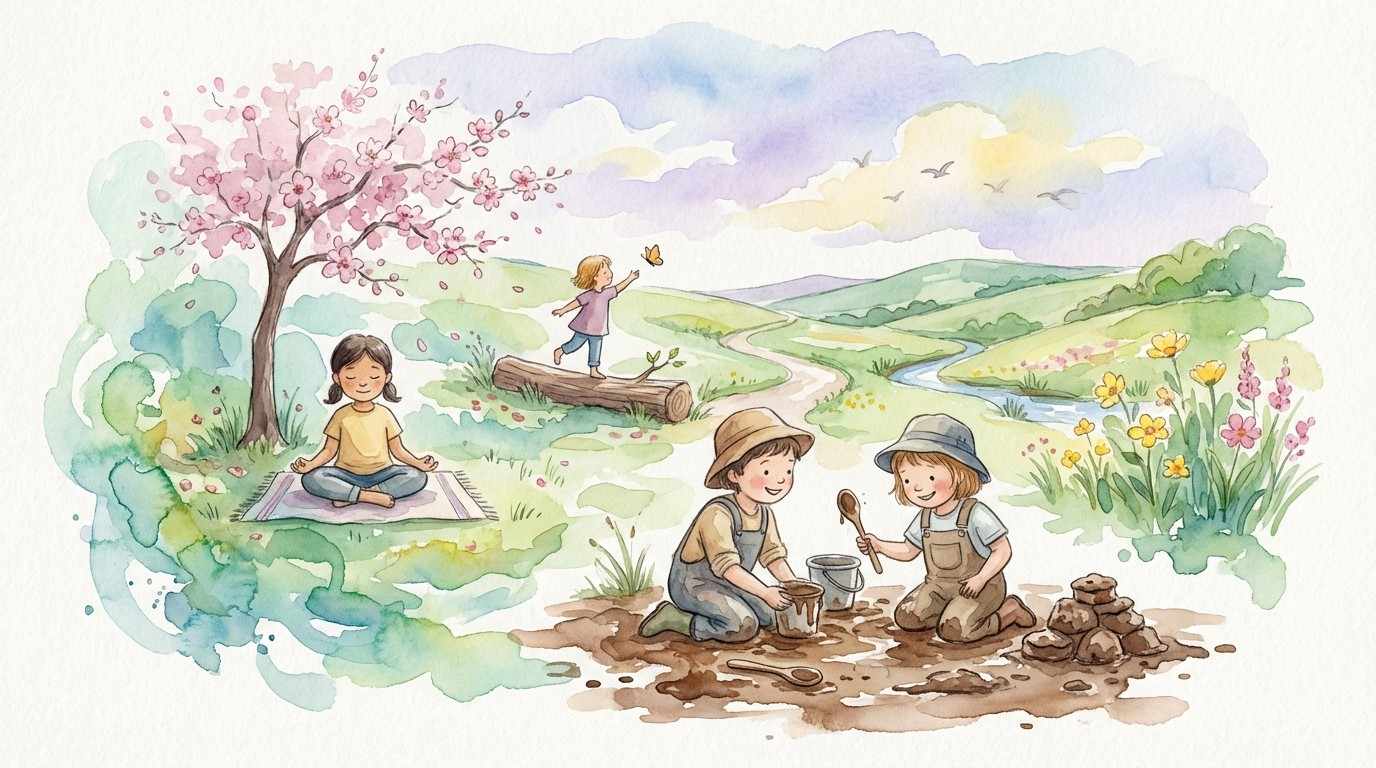 From Mud Pies to Mindfulness: Spring Adventures That Boost Child Development